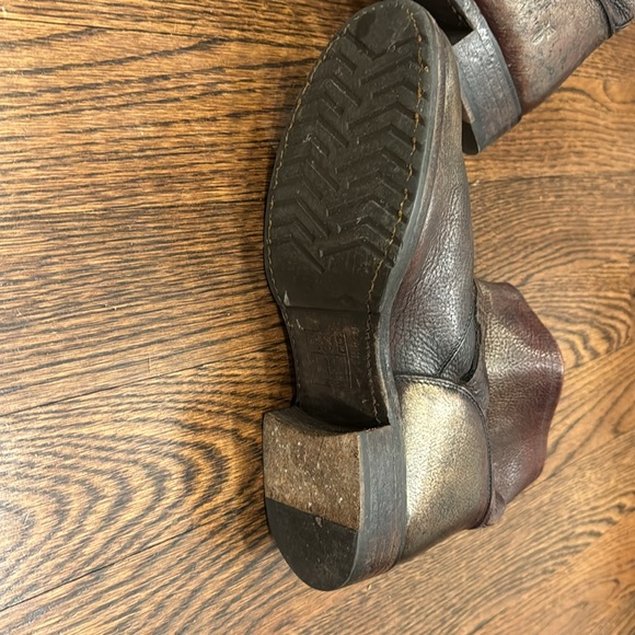 Women’s Bronze Frye Booties - Picture 4 of 4